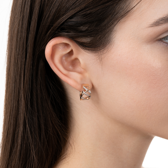 Золоті сережки. Артикул 23075/01/1/13