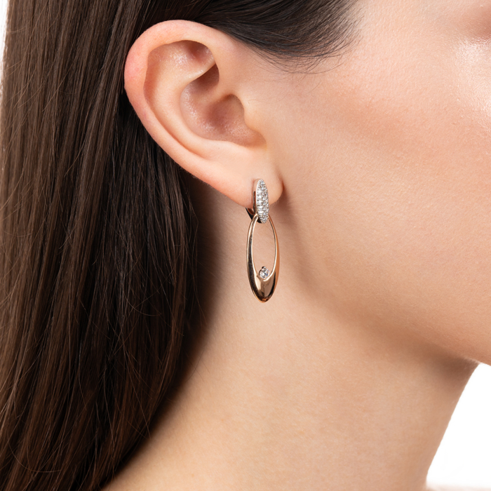 Золотые серьги. Артикул 22906/01/1/176