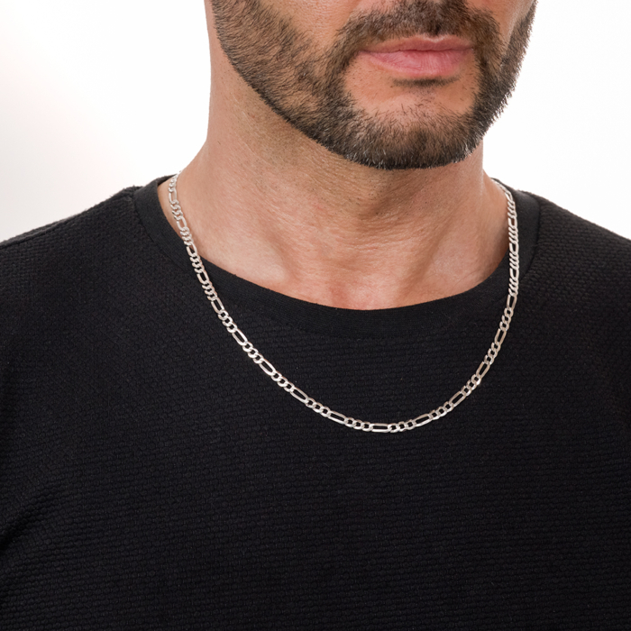 Срібний ланцюжок. Артикул 073 S. FLAT-5-L/12