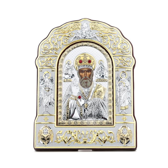 Срібна ікона "М.Чудотворець" MA/E3808BX