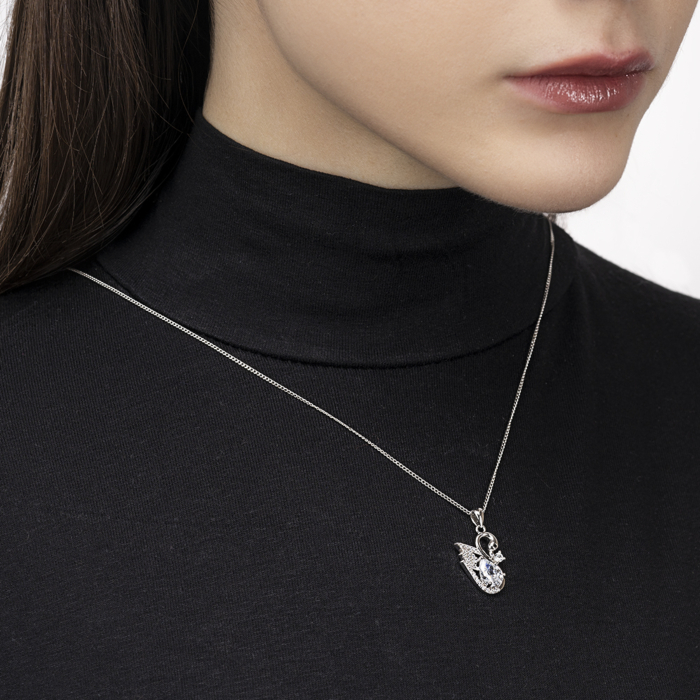 Срібна підвіска з фіанітами. Артикул SZDP01857-P/12/7