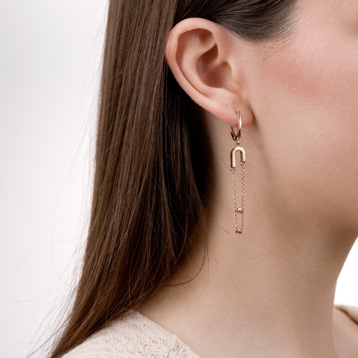 Золотые серьги. Артикул 02464/01/0