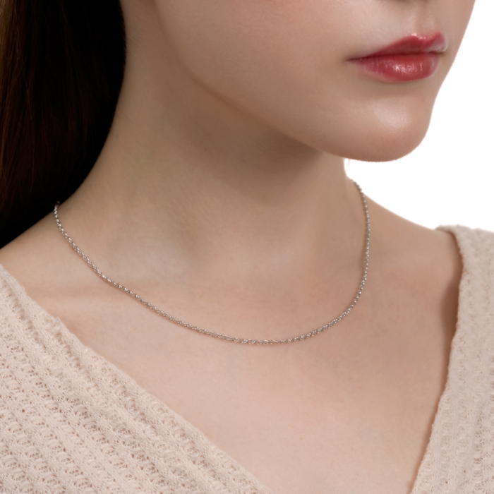 Срібний ланцюжок. Артикул 19 P-1-L/12