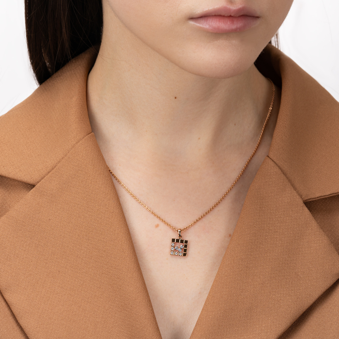 Золота підвіска з фіанітами. Артикул 32628/01/1/3