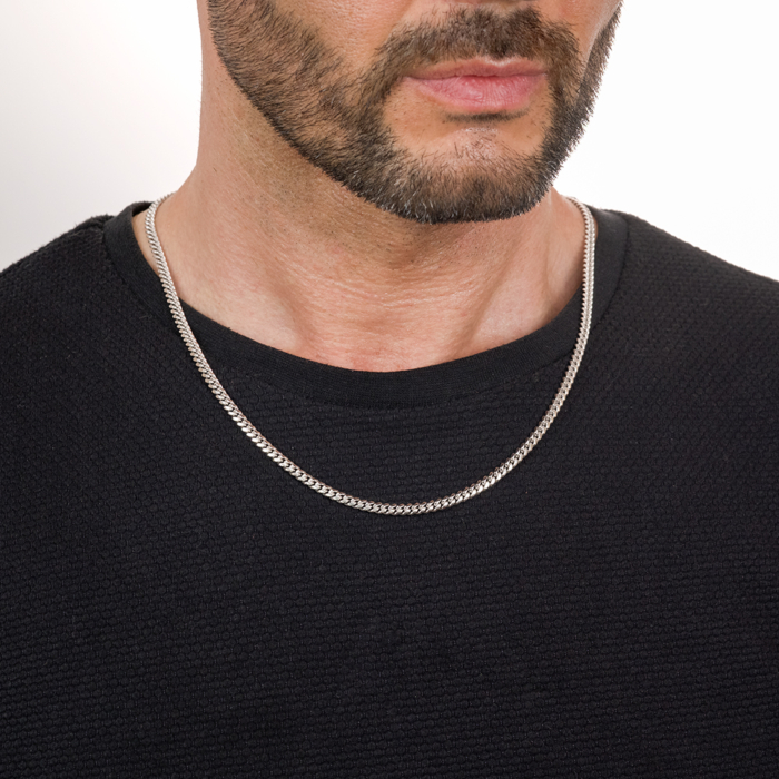 Срібний ланцюжок. Артикул 08 BOMBE -3- L/12