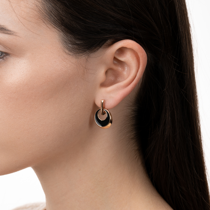 Золотые серьги. Артикул 23874/01/0/389