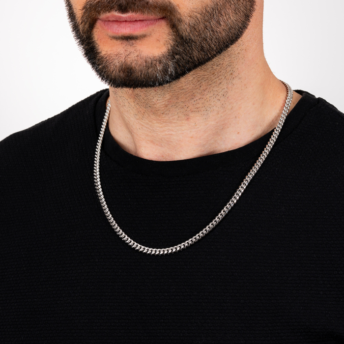 Серебряная цепочка. Артикул 08 BOMBE-4-L/12
