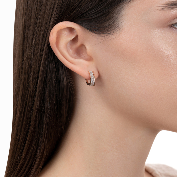 Золотые серьги с фианитами. Артикул 23472/01/1/1