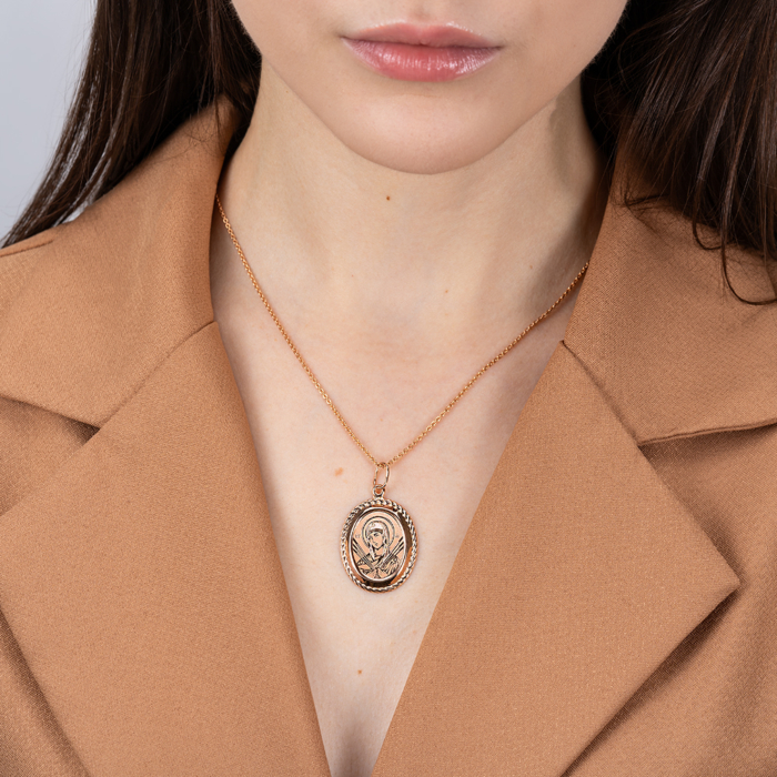 Золота підвіска-ладанка. Артикул 30569-11/01/0