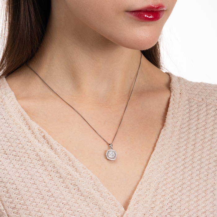 Золота підвіска з діамантами. Артикул 560154/02/1/8233