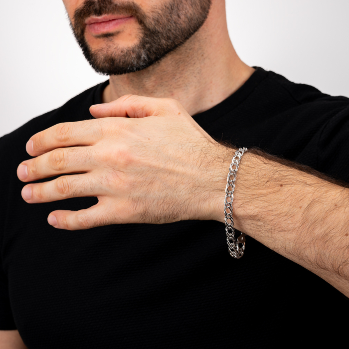 Серебряный браслет. Артикул 11-1-B/12