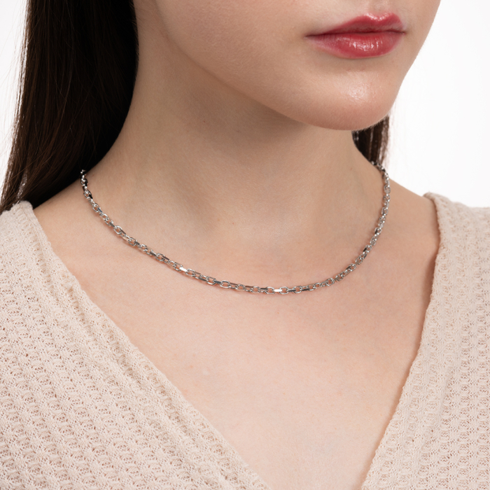 Срібний ланцюжок. Артикул 19 FORZ 4L-1-L/12