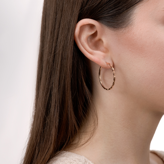 Золотые серьги-конго. Артикул 20875-3/01/2