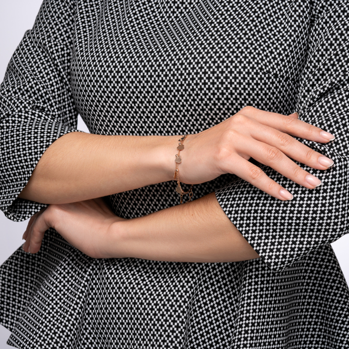 Золотой браслет без вставки. Артикул 07235/01/0