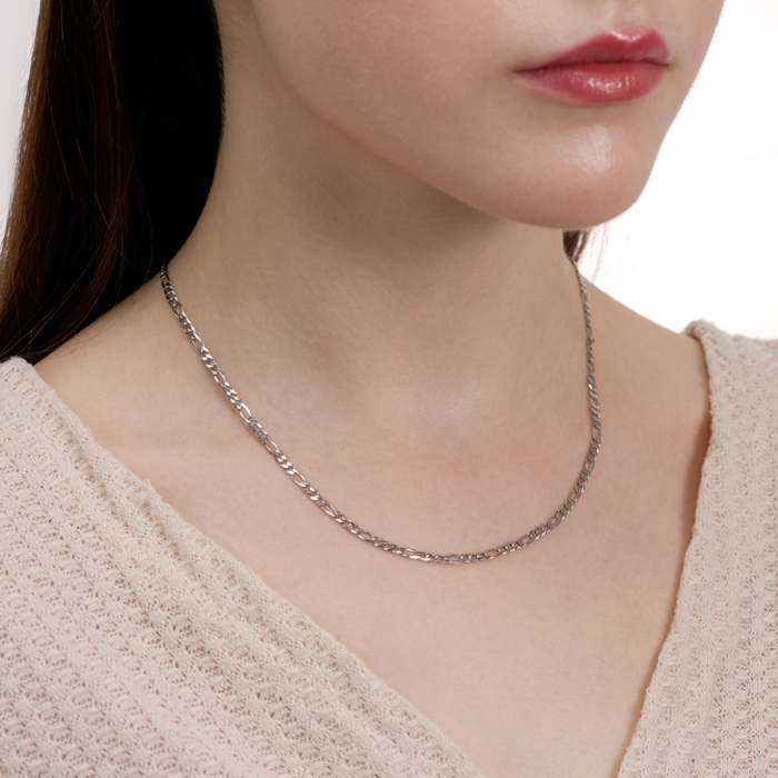 Срібний ланцюжок. Артикул 073 S. FLAT-1-L/12