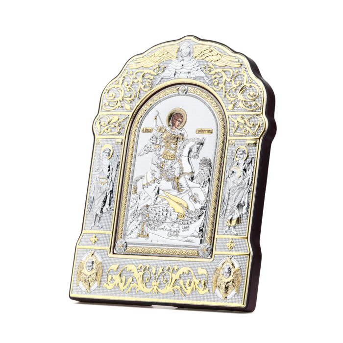 Срібна ікона Георгій Побідоносець MA/E3830BX