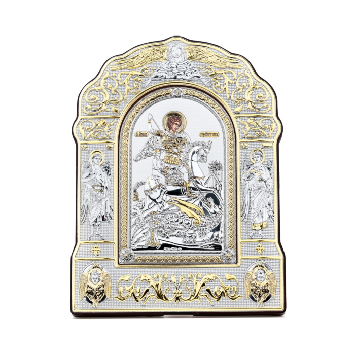 Срібна ікона Георгій Побідоносець MA/E3830BX