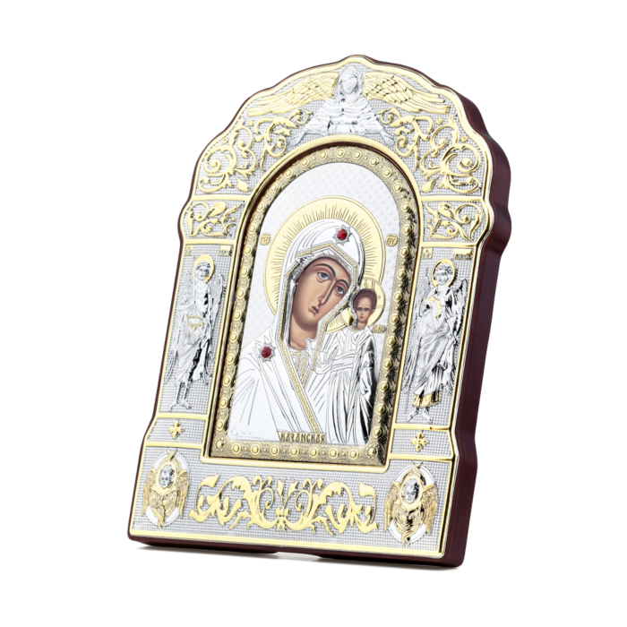 Срібна ікона Богородица Казанська MA/E3806BX