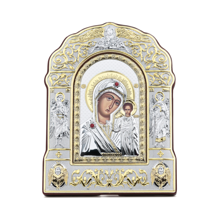 Срібна ікона Богородица Казанська MA/E3806BX