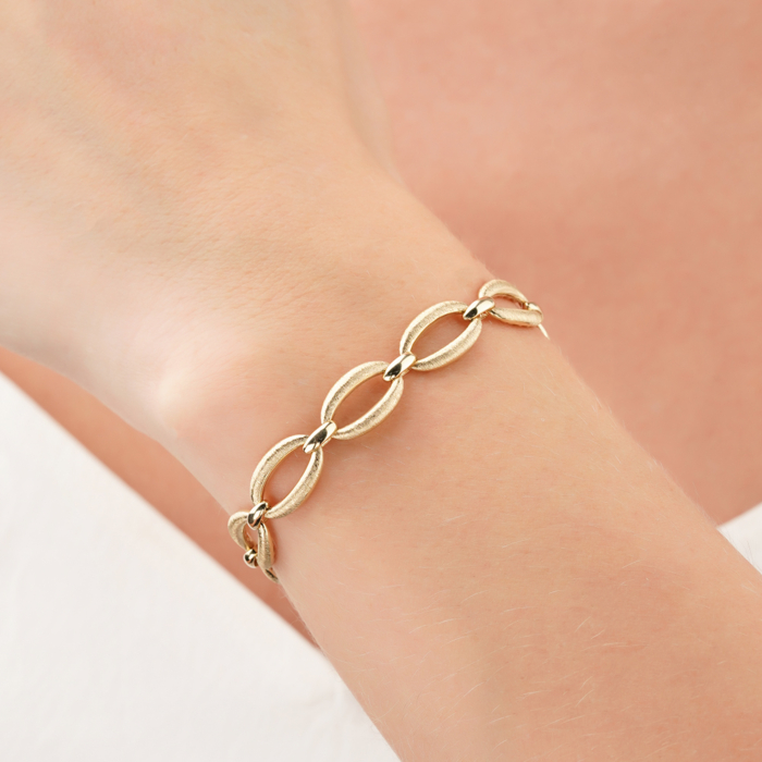 Золотий браслет без вставки P-K-3029-B/03