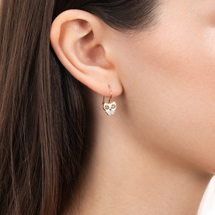 Золотые серьги. Артикул 22582/01/1/3653