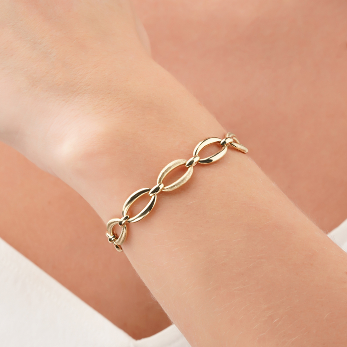 Золотий браслет без вставки P-K-3030-B/03