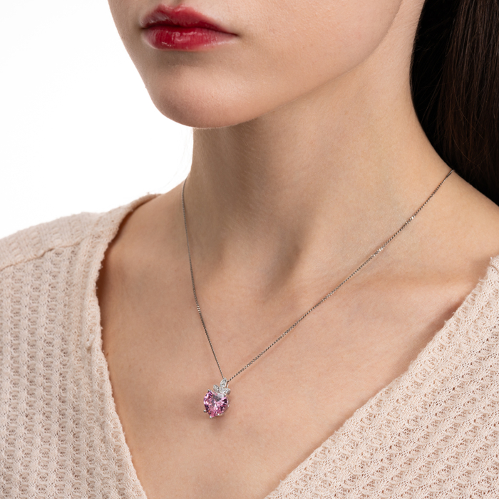 Золота підвіска з фіанітами. Артикул 32750/02/1/21239