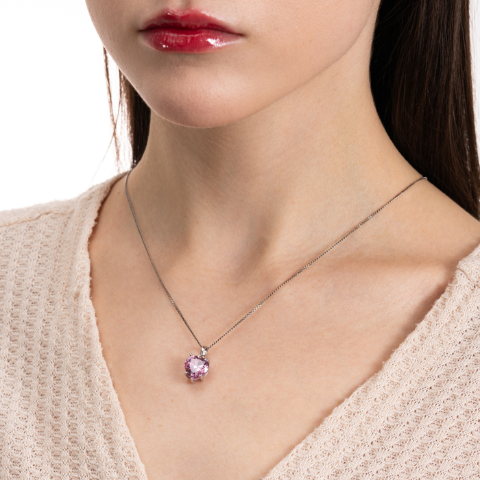 Золота підвіска з фіанітом. Артикул 32747/02/1/21234