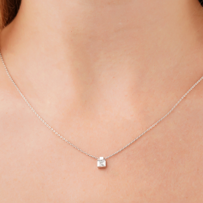 Золоте кольє з фіанітом 60194/66024-3/02/1/487