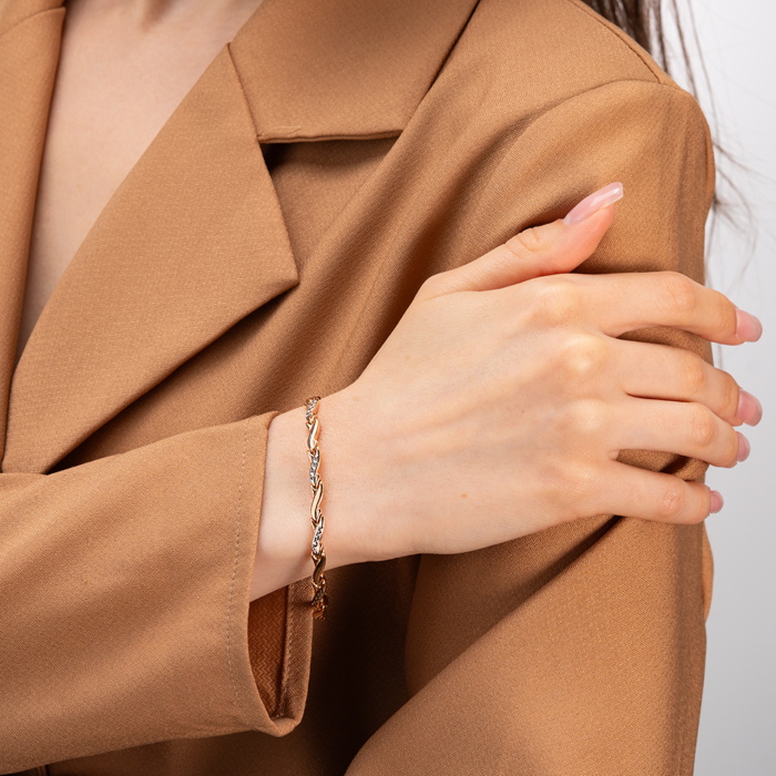 Золотий браслет. Артикул 74448/01/3 (74448)