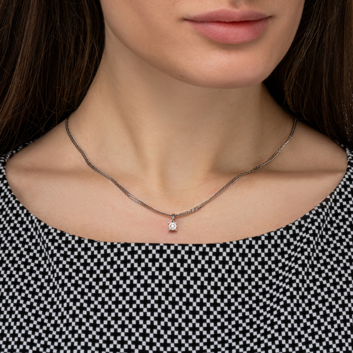 Золота підвіска з діамантами. Артикул 809030/02/1/8578