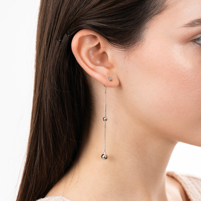 Серебряные серьги. Артикул 5EA6264-E/12