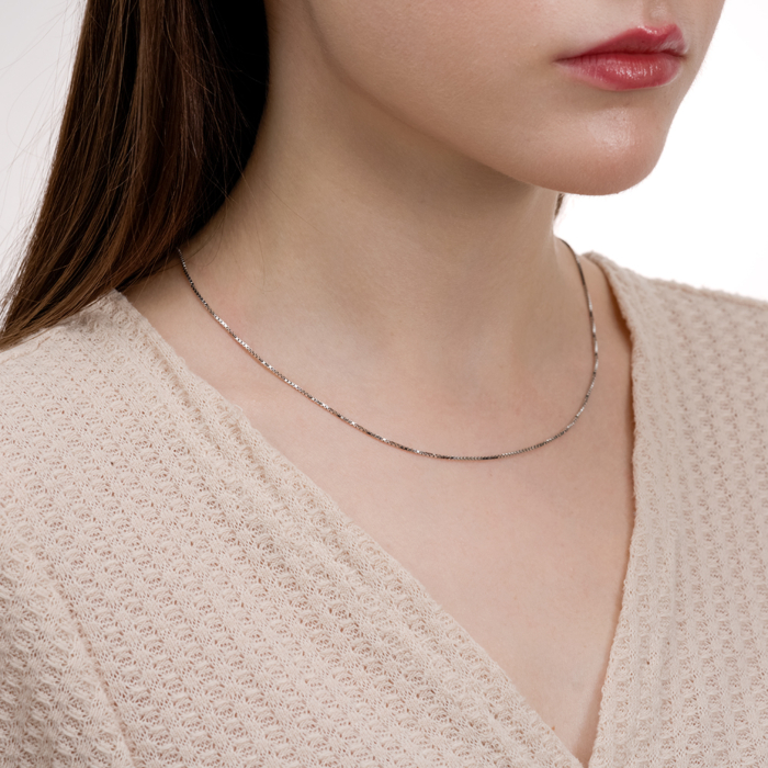 Срібний ланцюжок. Артикул 16 D/C-1-L/12