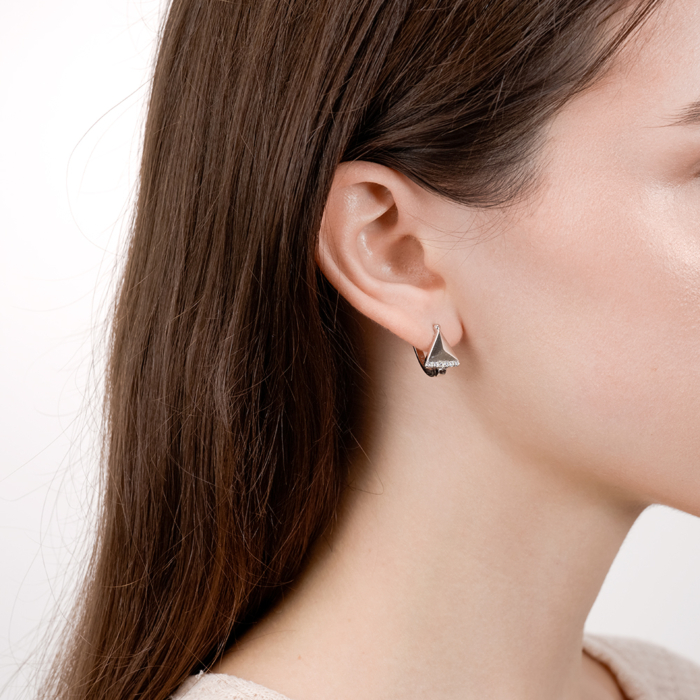 Срібні сережки. Артикул 2E29893-E/12/1
