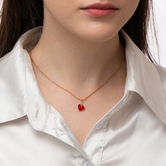 Золота підвіска з емаллю. Артикул 32418/01/0/392