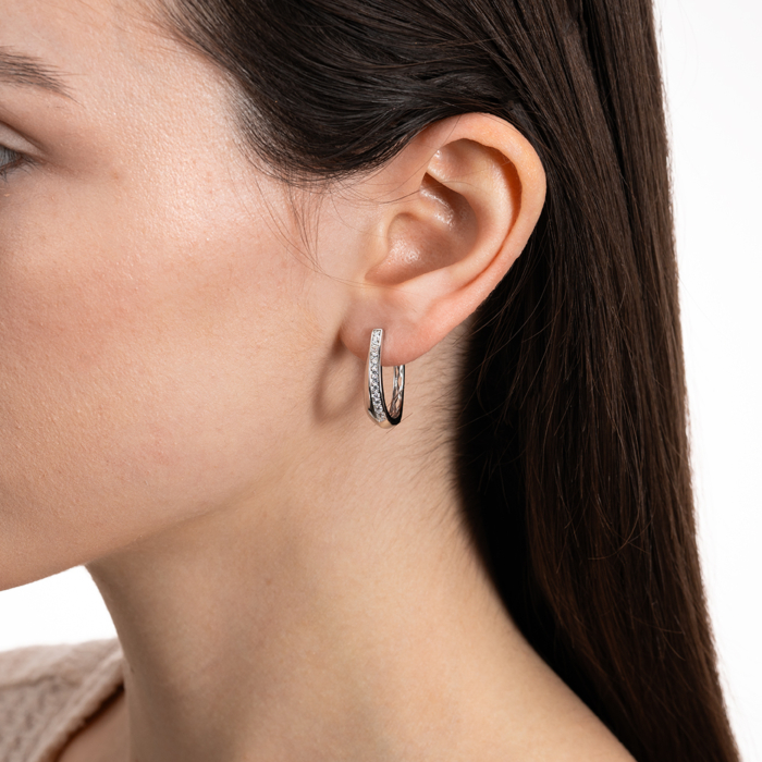 Срібні сережки. Артикул B03534-E/12/1