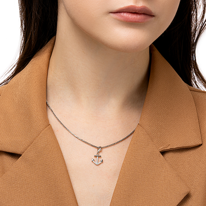 Срібна підвіска з фіанітами. Артикул GP01734A-P/12/1