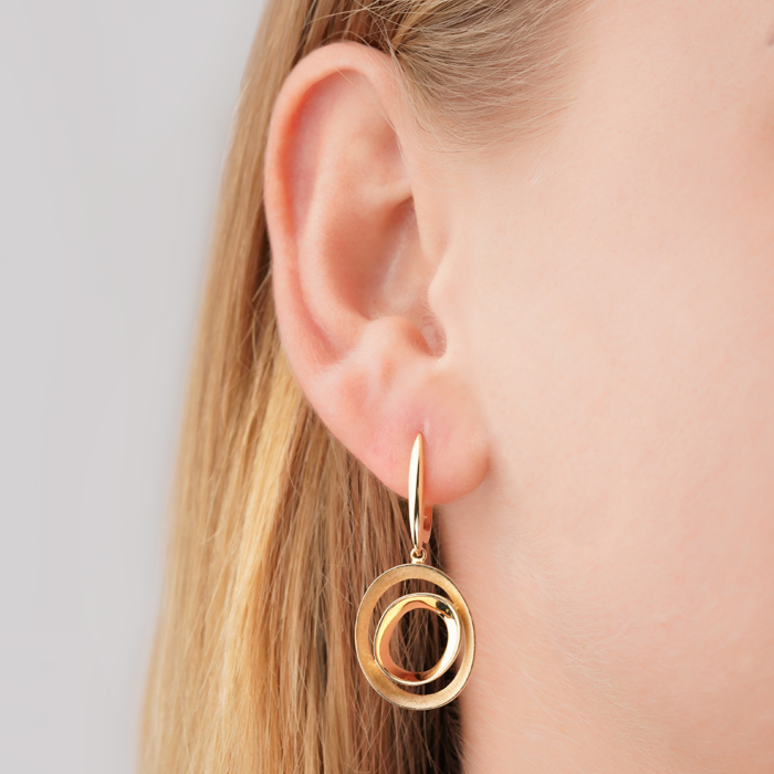 Золотые серьги P-K-3156-E/03