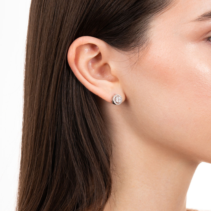 Серебряные серьги с фианитами. Артикул HJES-638-W-S-E/12/1
