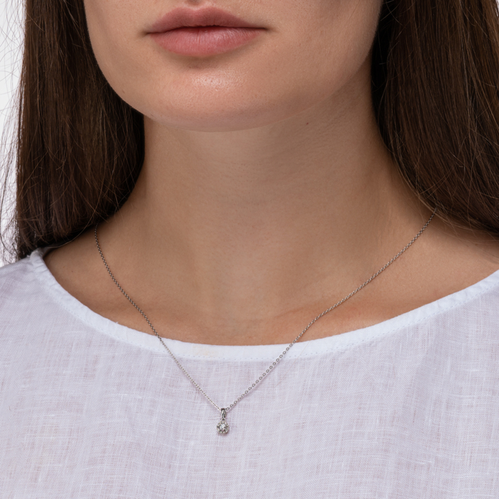 Золота підвіска з діамантами. Артикул 52965/02/1/8558