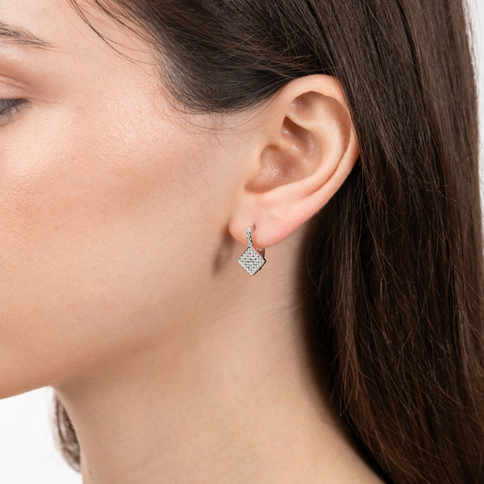 Серебряные серьги. Артикул 2E29892-E/12/1