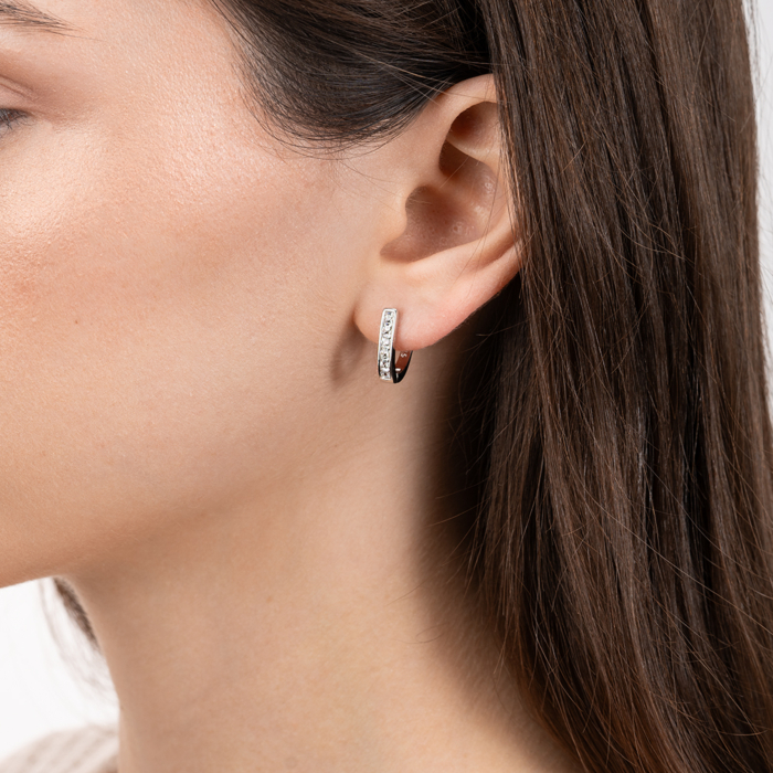 Срібні сережки. Артикул 2E29869-E/12/1