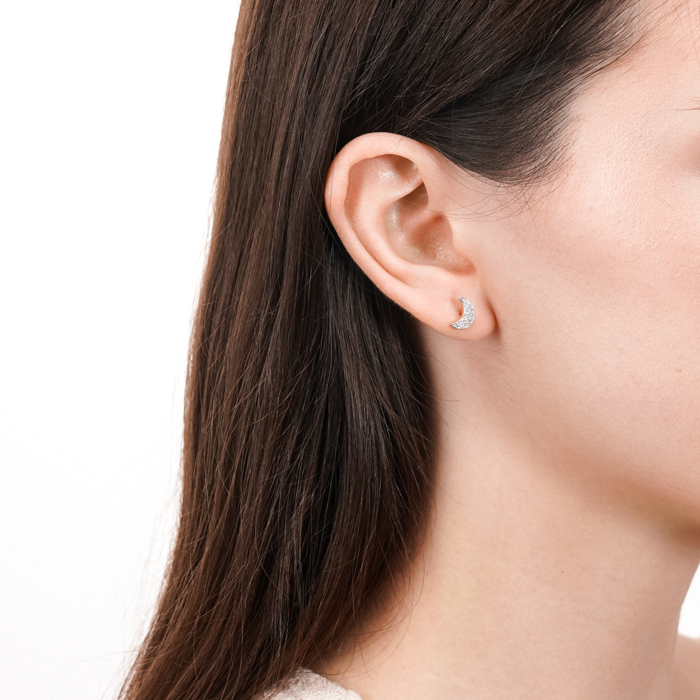 Золотые серьги с фианитами. Артикул 21875/01/1/526