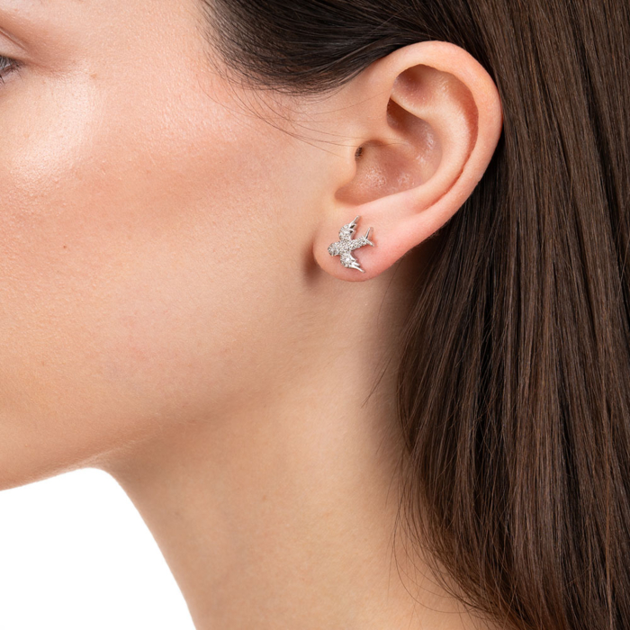 Серебряные серьги с фианитами. Артикул JB03321-E/12/1