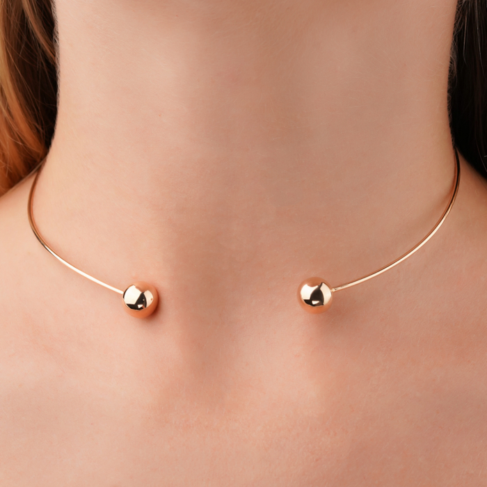 Жорстке кольє без вставки 06711-11/01/0