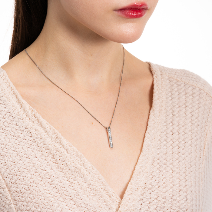 Срібна підвіска. Артикул 2P19743-P/12/1