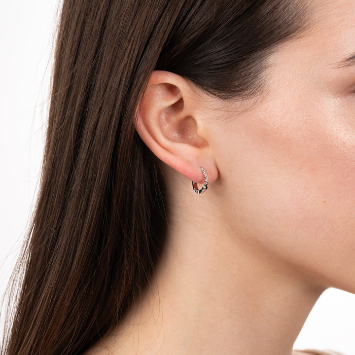 Серебряные серьги-конго. Артикул TB09821-E/12