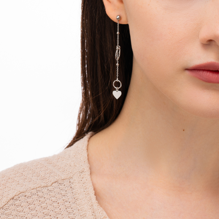 Срібні сережки-підвіски. Артикул KCV121_OR-E/12