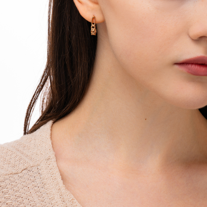 Золоті пусети без вставки. Артикул 23451/01/0