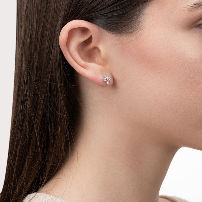 Серебряные серьги с фианитами. Артикул JB03509-E/12/1